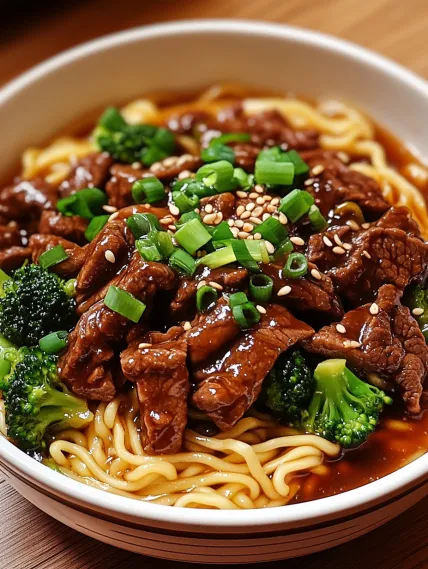 Best Sticky Beef Noodles