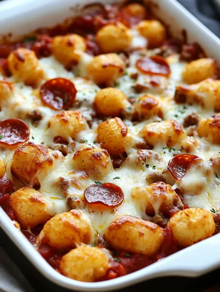 Pizza Tot Casserole Recipe