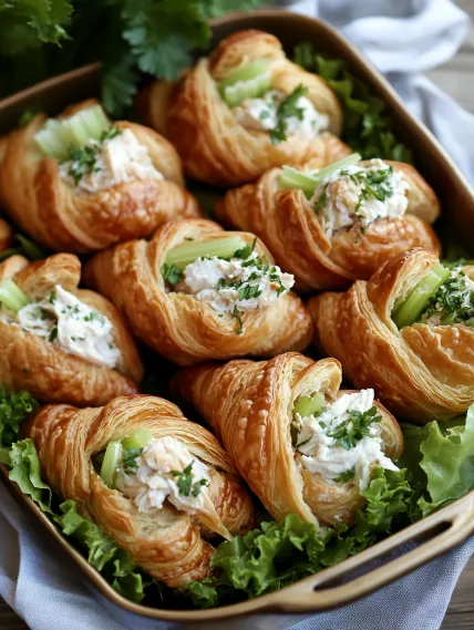 Mini Chicken Salad Croissants Recipe