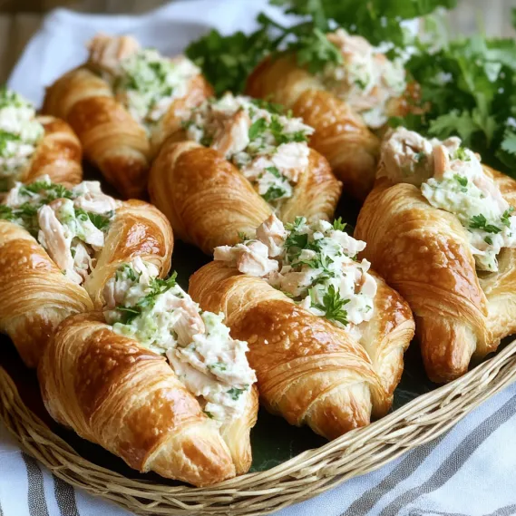 Mini Chicken Salad Croissants