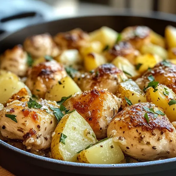 Garlic Parmesan Chicken and Potatoes