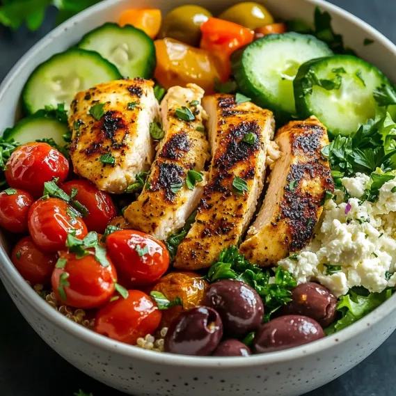 Mediterranean Chicken Bowl