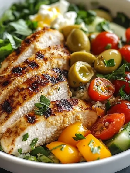 Mediterranean Chicken Bowl Recipe
