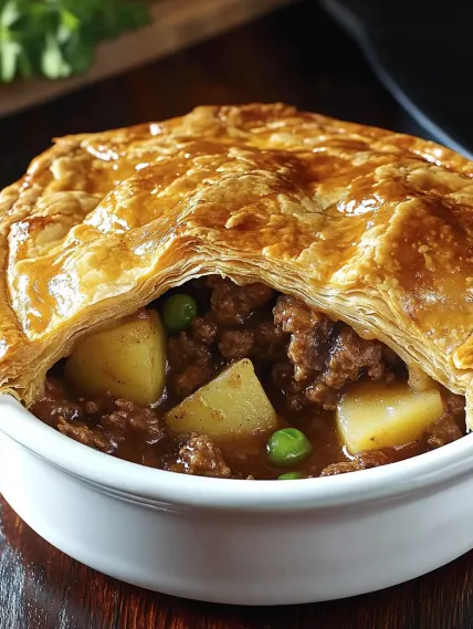 Irish Meat and Potato Pie Recipe