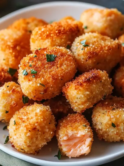 Crispy Salmon Nuggets Recipe