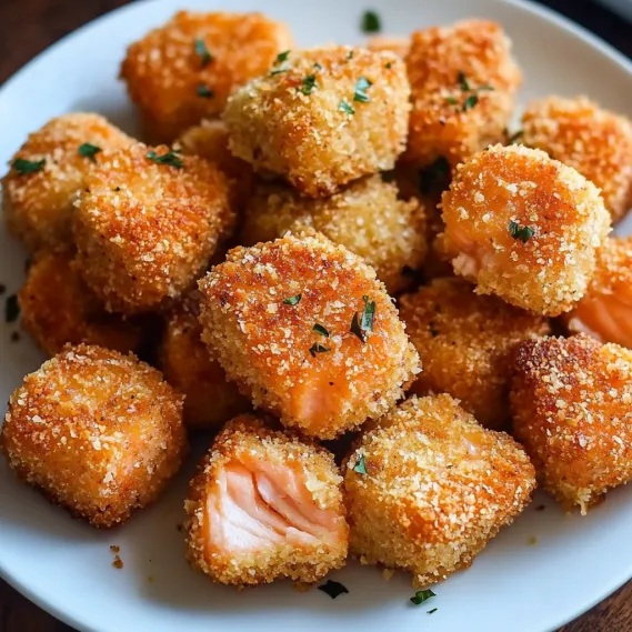 Delicious Crispy Salmon Nuggets