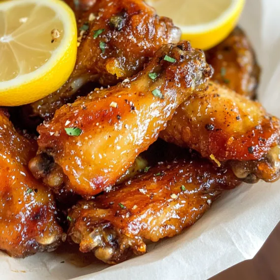 Honey Lemon Pepper Wings