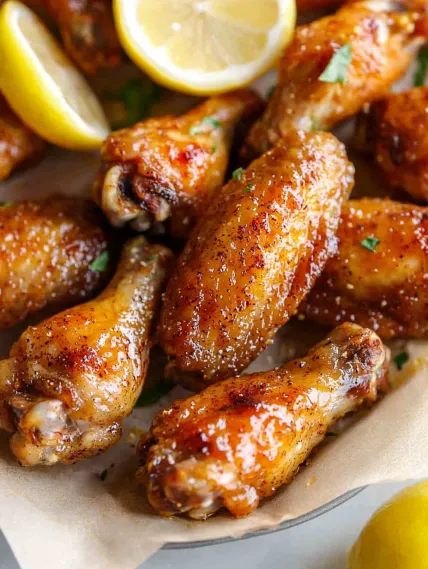 Honey Lemon Pepper Wings Recipe