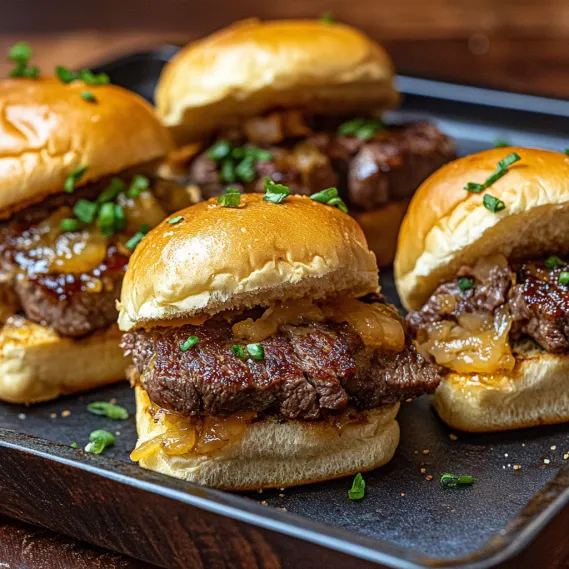 Delicious Cowboy Butter Steak Sliders