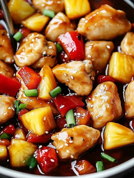 Sticky Pineapple Chicken