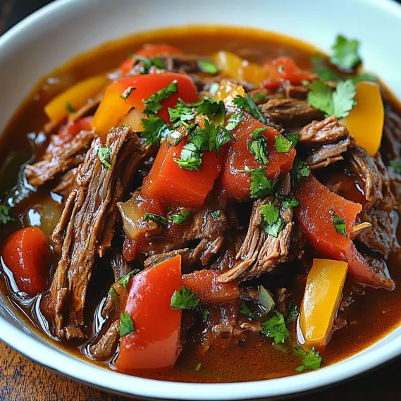 Delicious Cuban Ropa Vieja