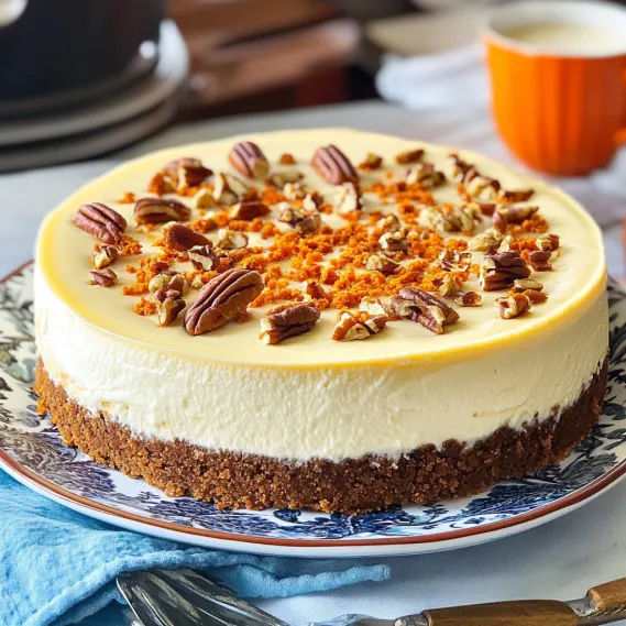 Delicious Carrot Cake Cheesecake