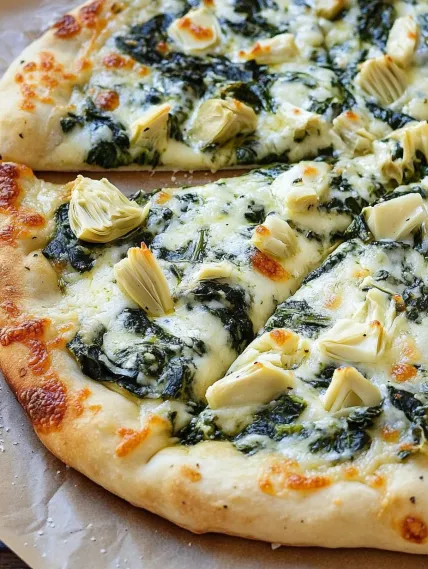 Spinach Artichoke Pizza Recipe