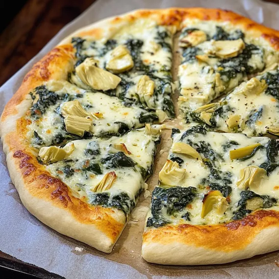 Best Spinach Artichoke Pizza
