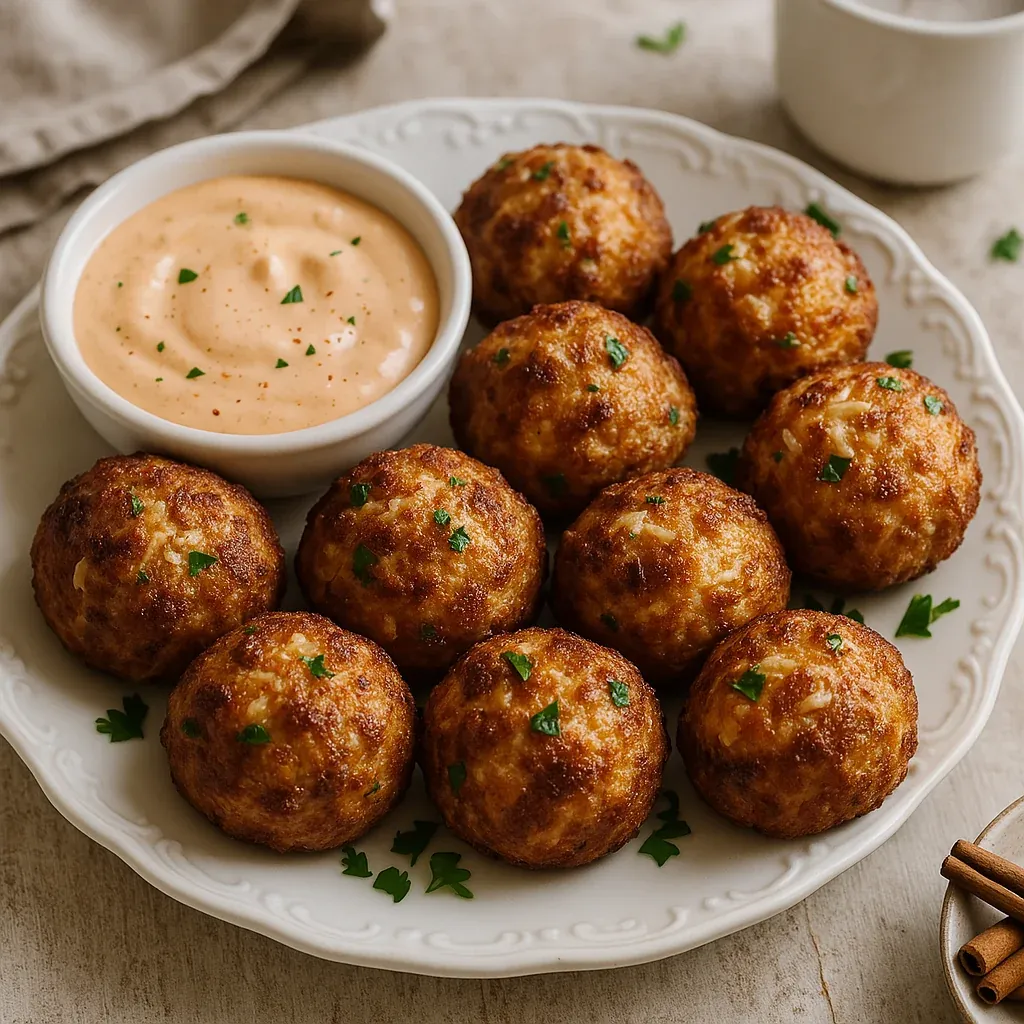 A plate of food with a bowl of sauce.