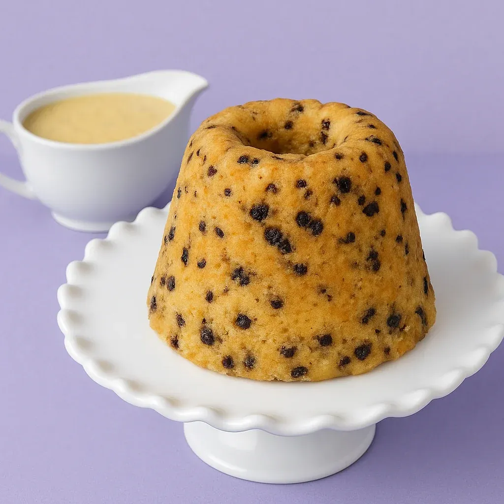A cake on a plate.