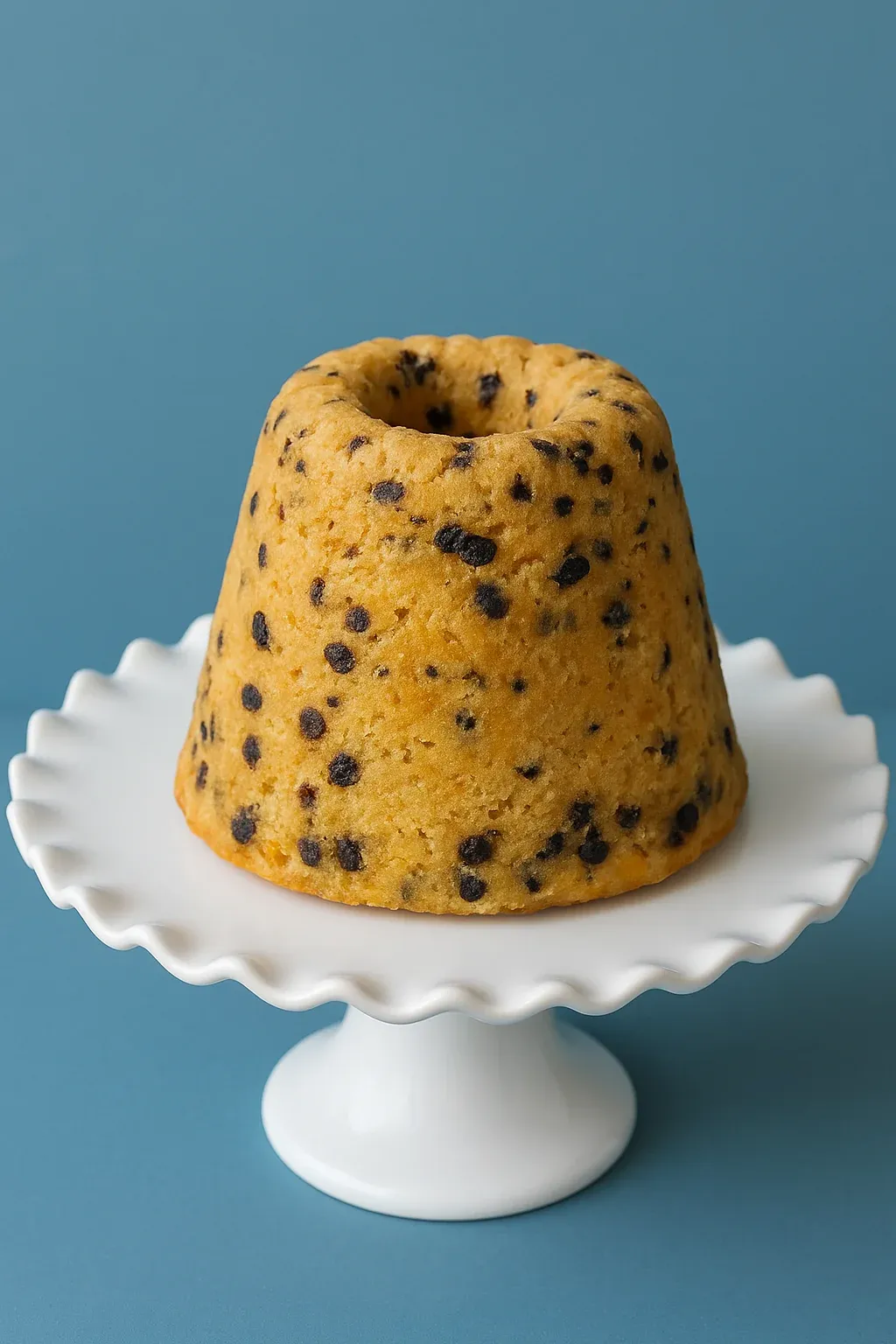 A cake on a plate.
