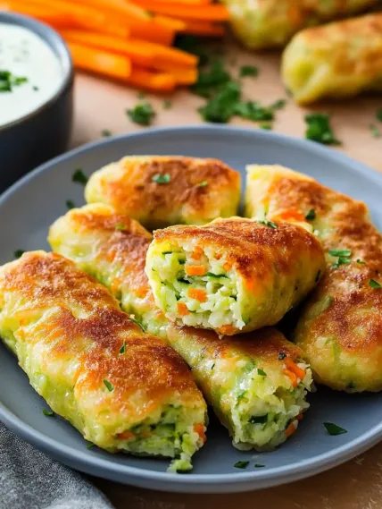 A plate of food with carrots and broccoli.