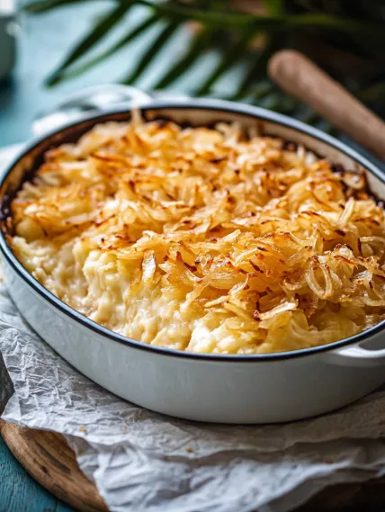 A bowl of food with a wooden spoon in it.