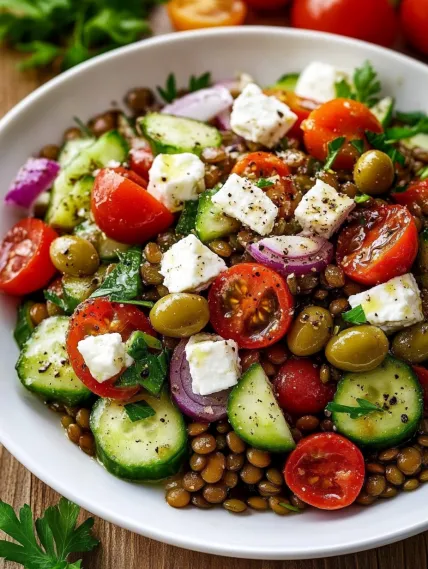 A bowl of vegetables and feta cheese.