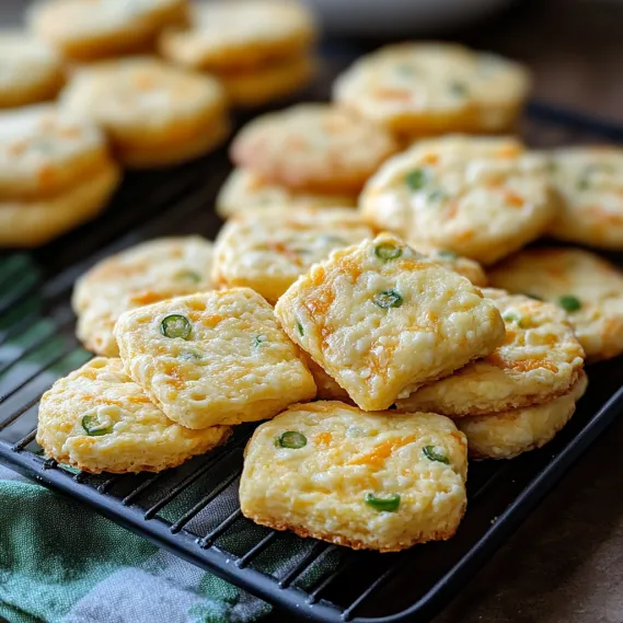 A tray of food with green toppings.