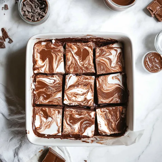 A square of chocolate cake with white frosting.