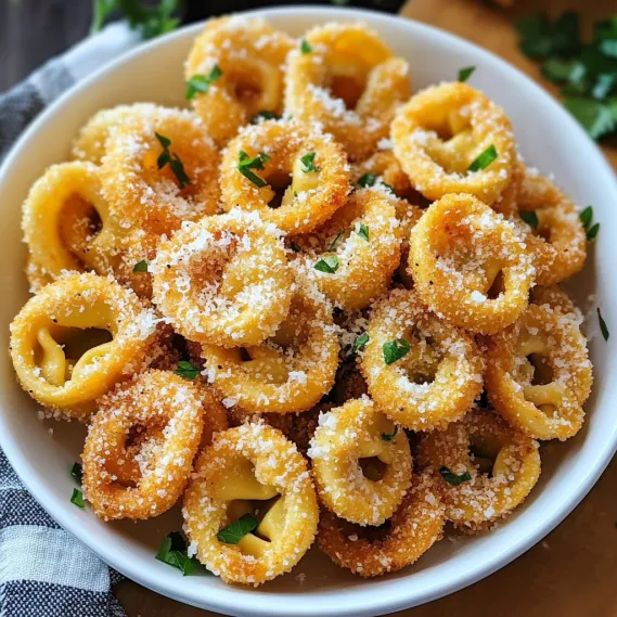 A bowl of garlic bread with cheese.
