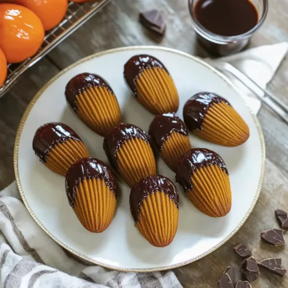A plate of chocolate covered potato chips.
