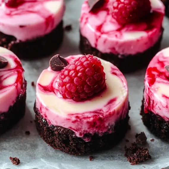 A close up of a chocolate dessert with a raspberry on top.