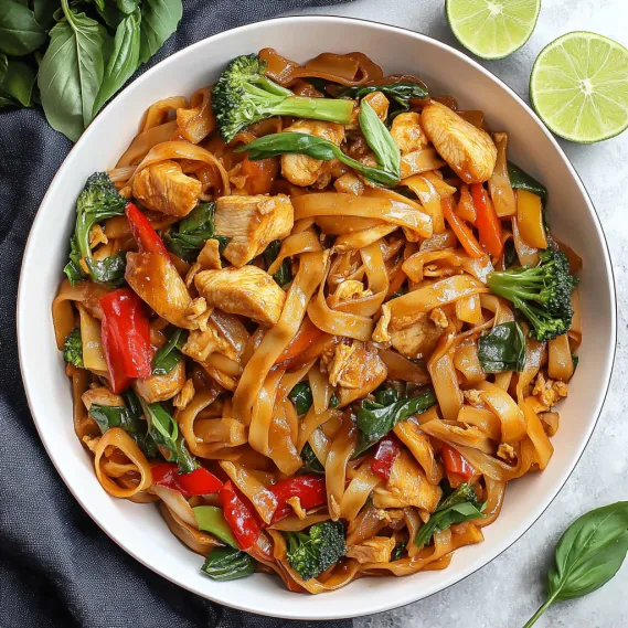 A bowl of noodles with vegetables.