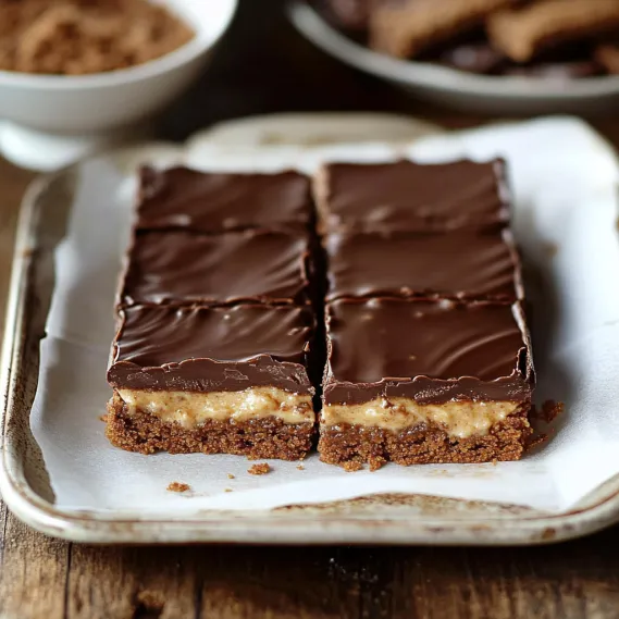 A plate of chocolate cake with caramel topping.