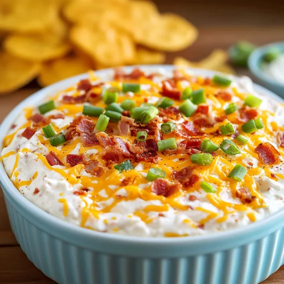 A bowl of bacon and cheese.