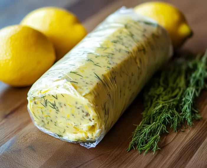 A lemon wrapped in plastic.