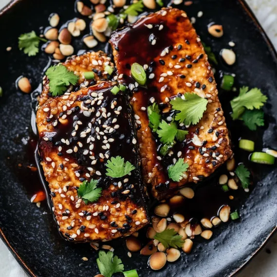 A plate of food with sauce on it.