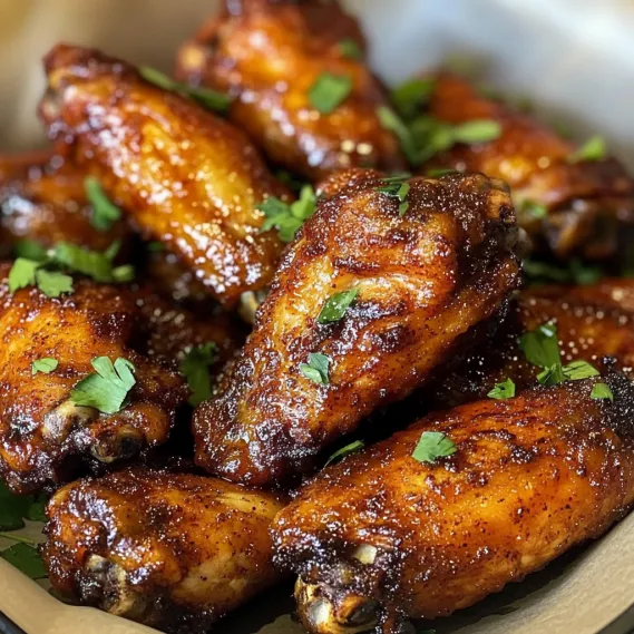 A bowl of wings.